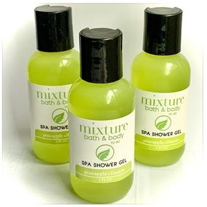 🆕3x MIXTURE Pineapple Cilantro Spa Shower Gel NEW